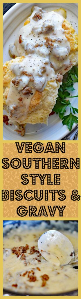 Vegan Southern Style Biscuits & Gravy - Living Vegan